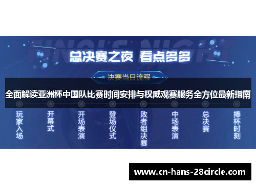 全面解读亚洲杯中国队比赛时间安排与权威观赛服务全方位最新指南